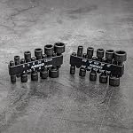 Set de clés à douille NEIKO 10068A, pour perceuse à percussion et visseuse, 20 pièces, set de petites clés à douille hexagonales de 1/4 po, métriques et standards, 4-12 mm et 5/32”-1/2”, acier CR-V, embouts de clé à douille.