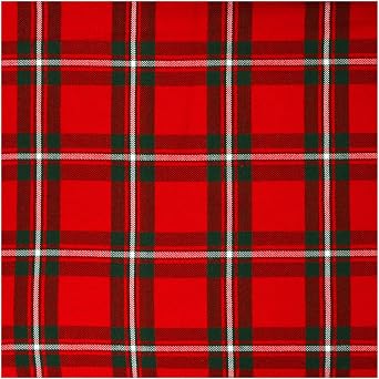 Homespun Wool Blend Plaid Tartan Fabric by The Yard MacGregor Modern