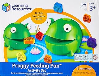 Froggy Feeding Fun Activity Set, Fine Motor Toy, 65 Pieces, Ages 3+
