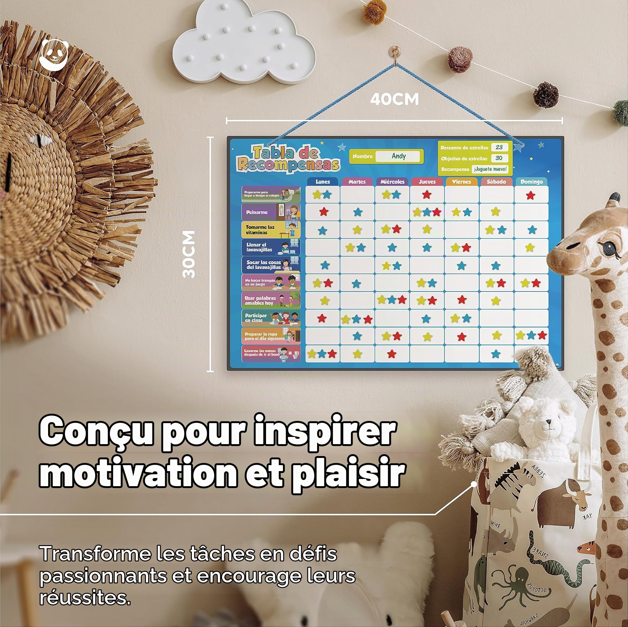 Smart Panda ES - Tableau des récompenses (Tableau des récompenses)