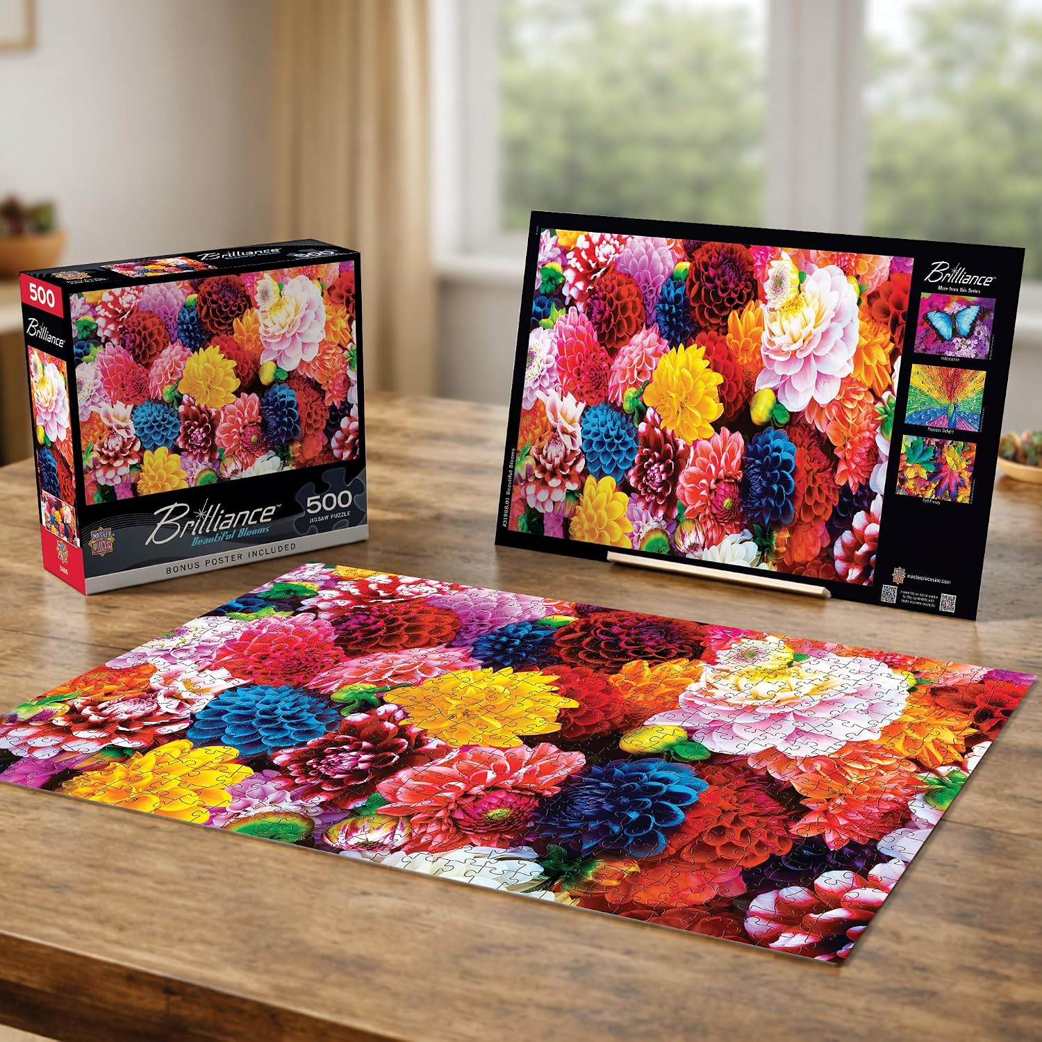 MasterPieces 550 Piece Jigsaw Puzzle for Adults and Family - Beautiful Blooms - 18"x24"