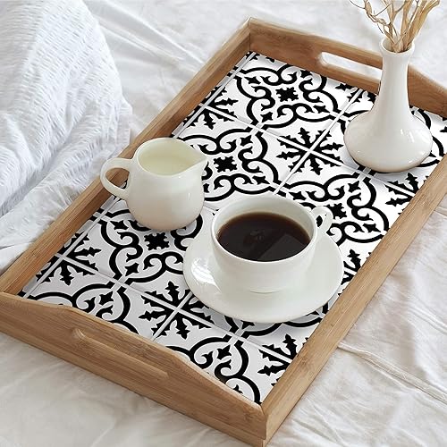 Miniatura 5 de RoomMates RMK4649GM - Calcomanías de pared decorativas para losetas en muro de azulejos blancos y negros