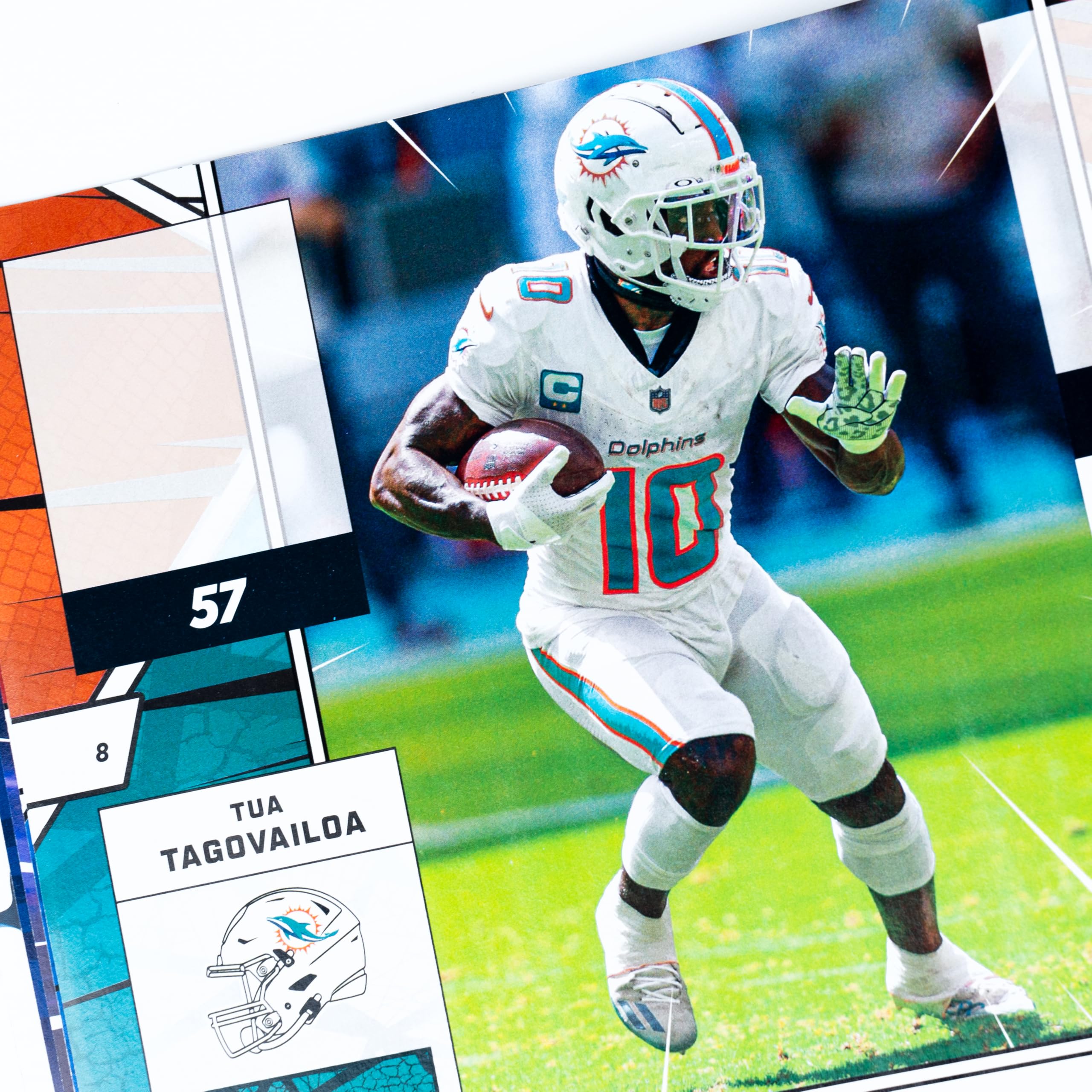 Panini 2024 NFL Sticker & Card Collection Display (50 Tütchen)
