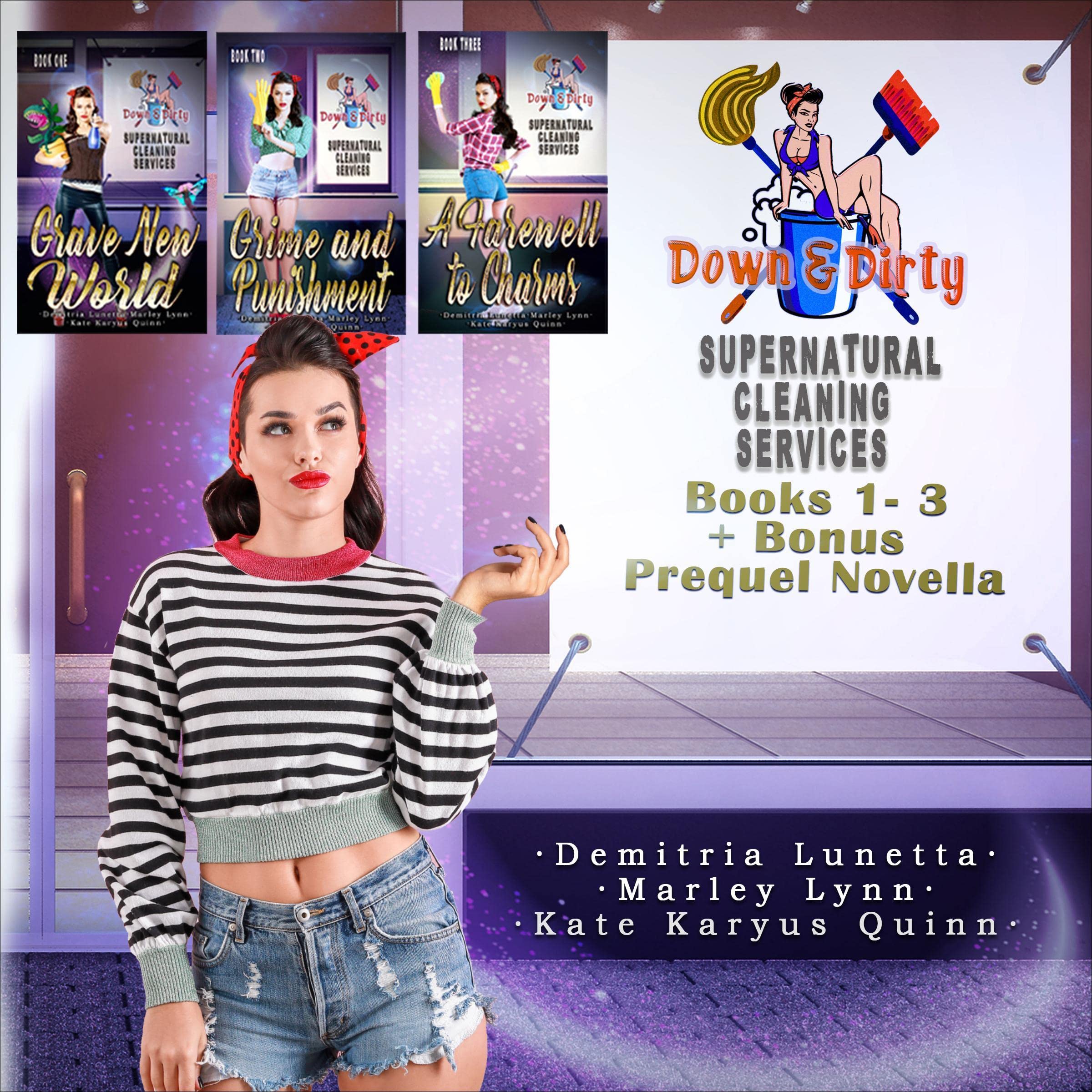 Cover art for Down & Dirty Supernatural Cleaning Services Boxset Books 1-3