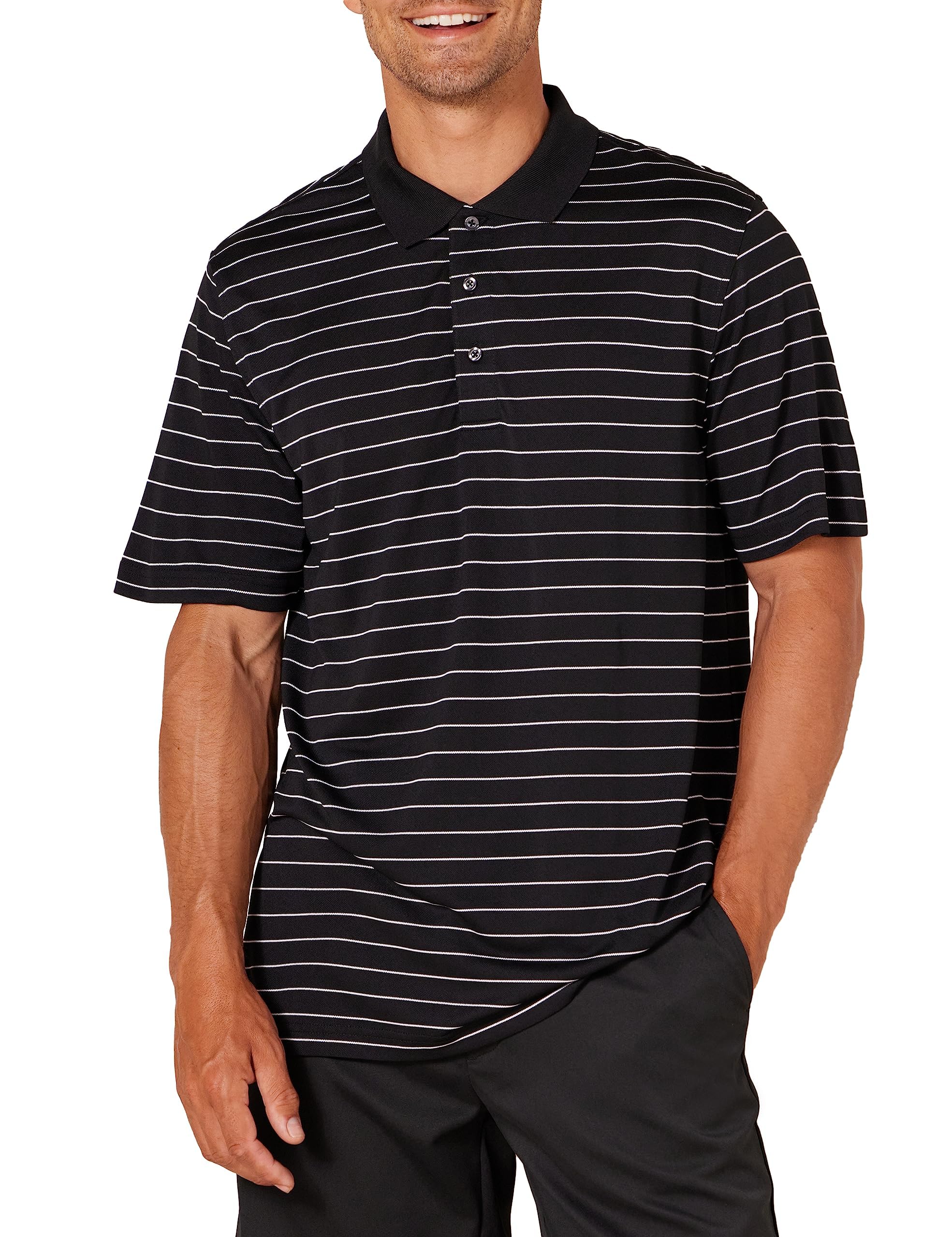 Amazon Essentials Herren Golf-Poloshirt, Schnell trocknend, Kurzarm
