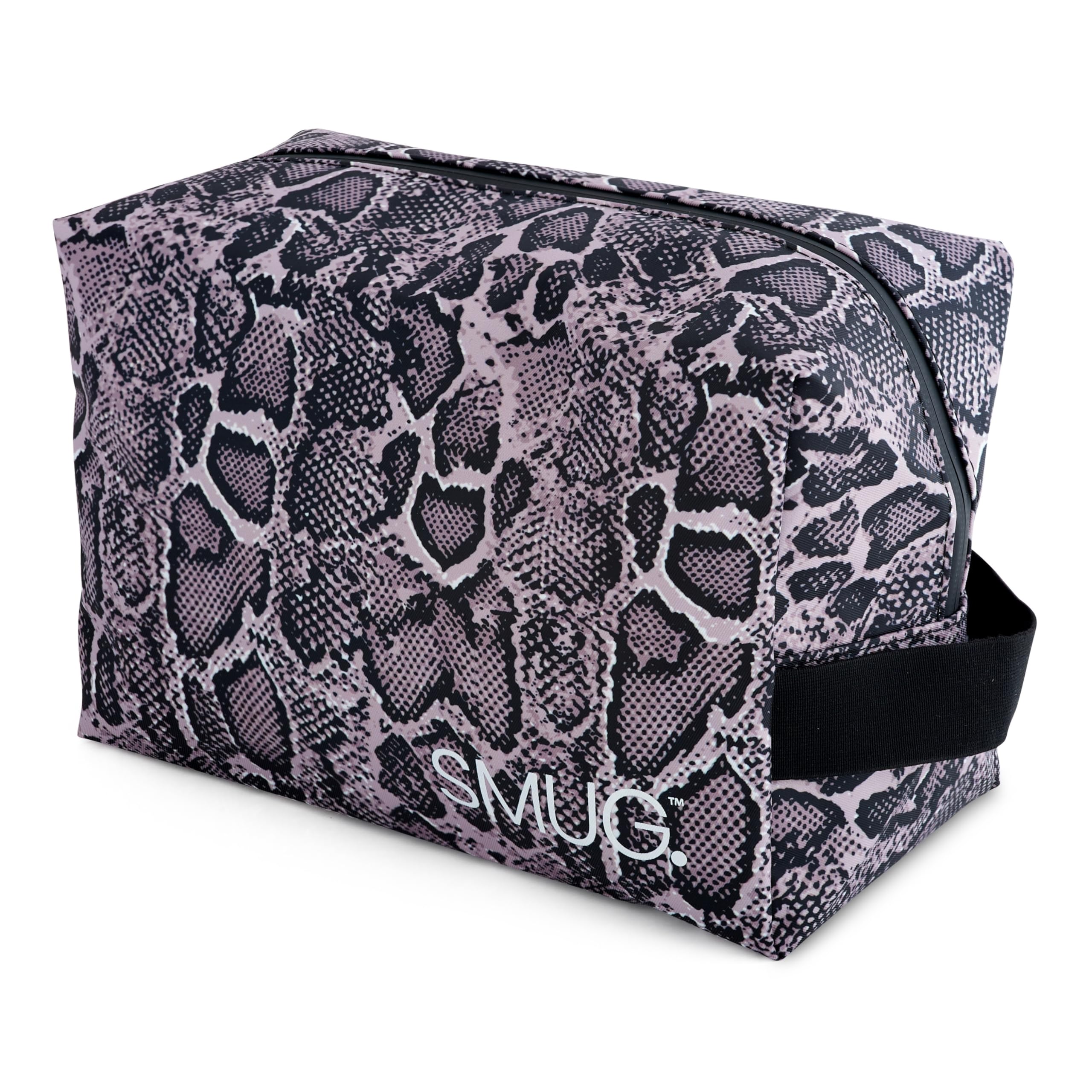 SMUG Wash Bag | Waterproof Travel Toiletry Bags for Travelling, Gym, Shower, Shaving, Toiletries, Cosmetics & Makeup Bag | Large Washbag for Men & Women | Stylish, Spacious & Easy to Clean | Leopard — view 9