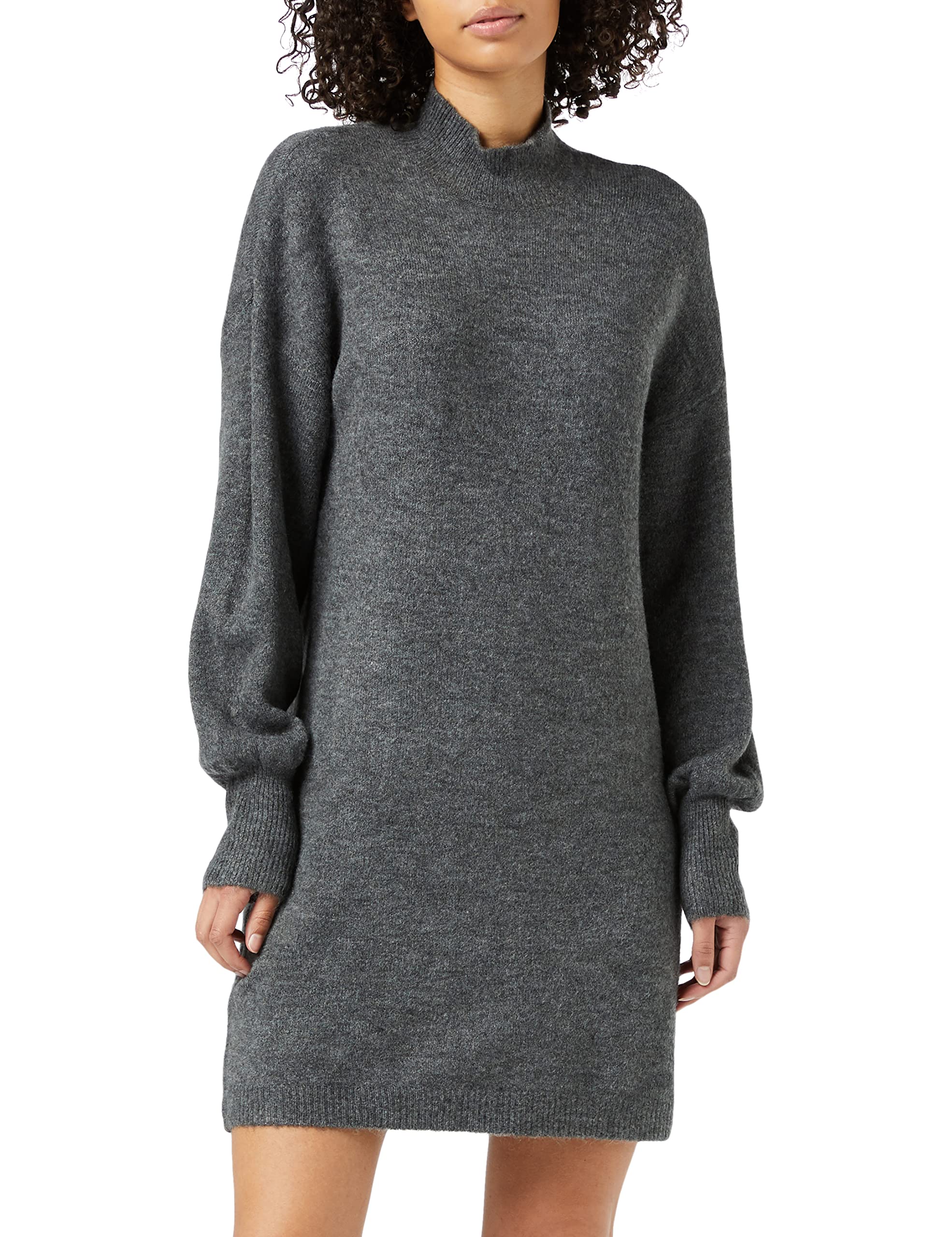 Women's Vmlefile Ls Highneck Dress Noos Dress