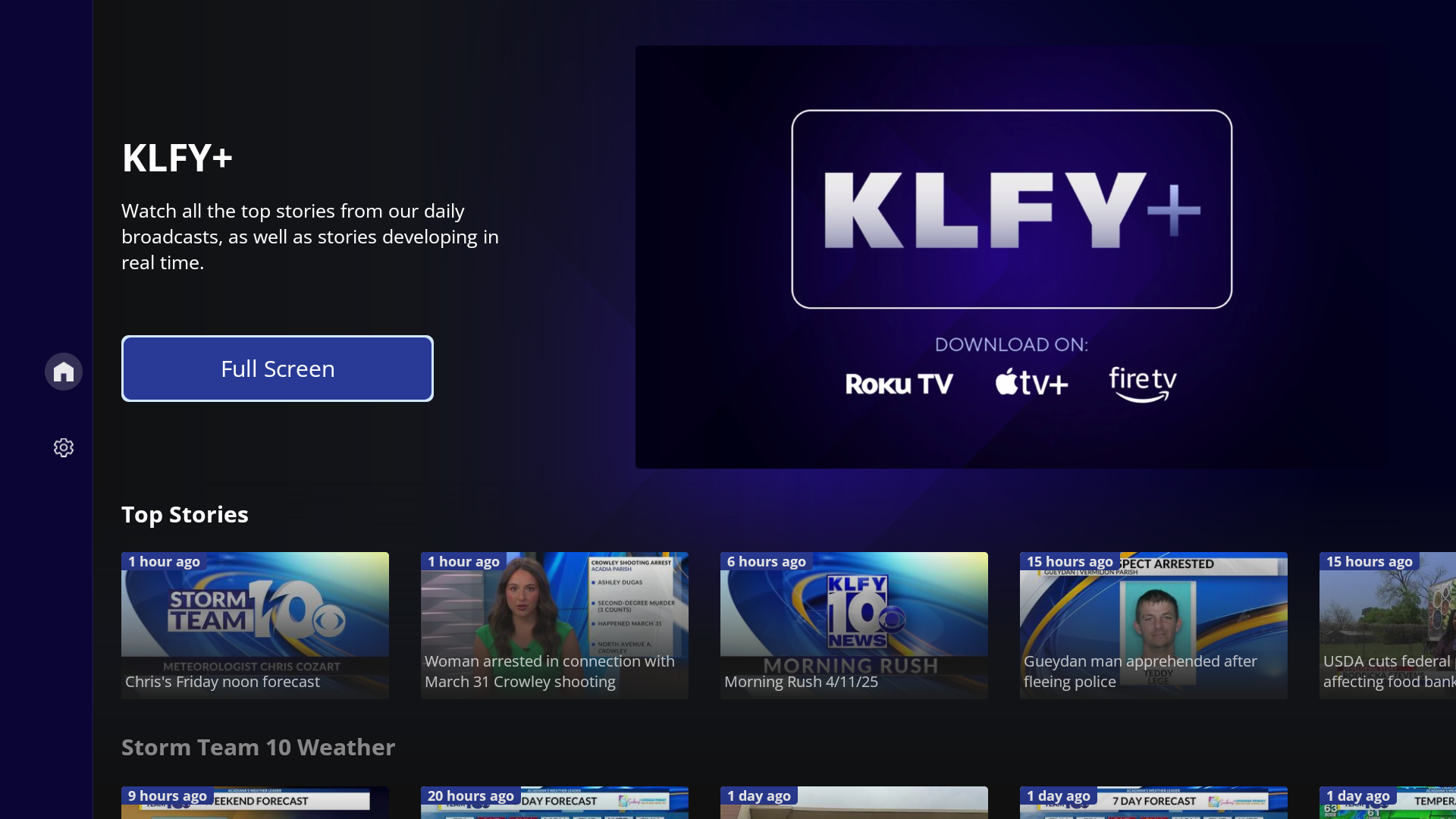 KLFY+ CBS 10 Lafayette News Weather &amp; Sports - App on Amazon Appstore