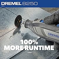 Vista 6 de Dremel 8250-5 Herramienta rotativa inalámbrica de velocidad variable de iones de litio de 12V con motor sin escobillas - 5 accesorios