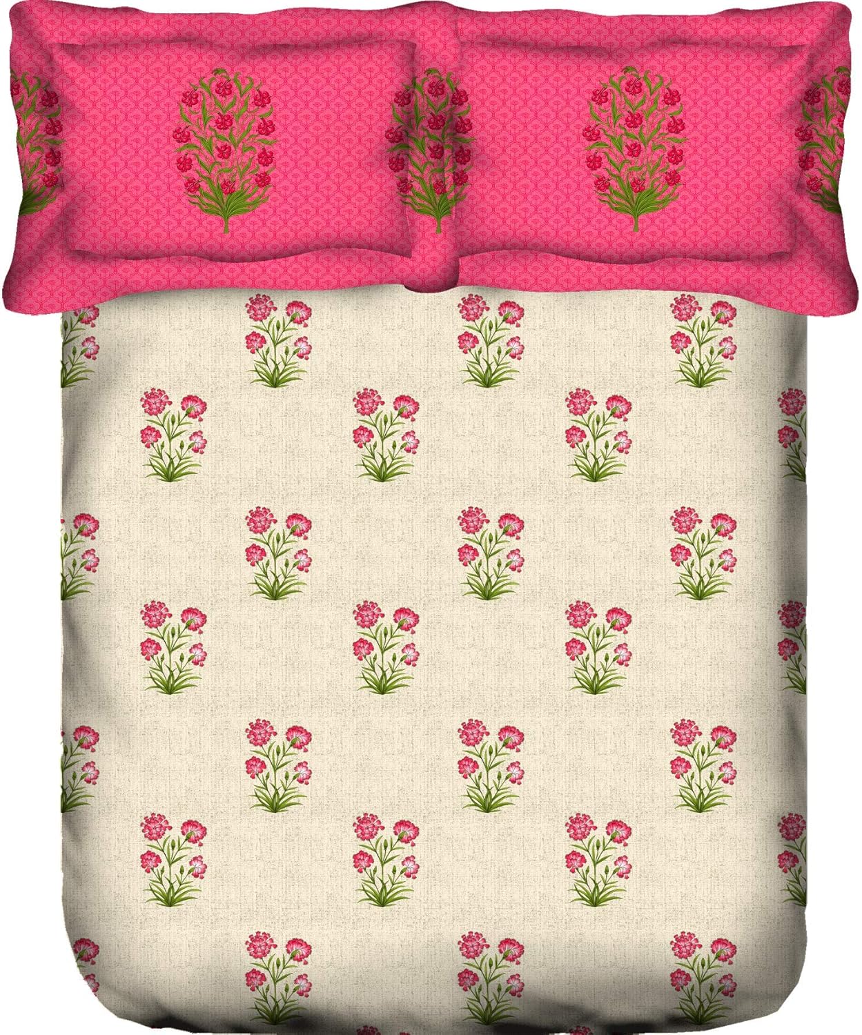 Buy Portico New York Cotton Blossom King Size Fitted Bed Sheet