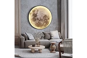 Dimmable Moon Wall Light with Remote Control