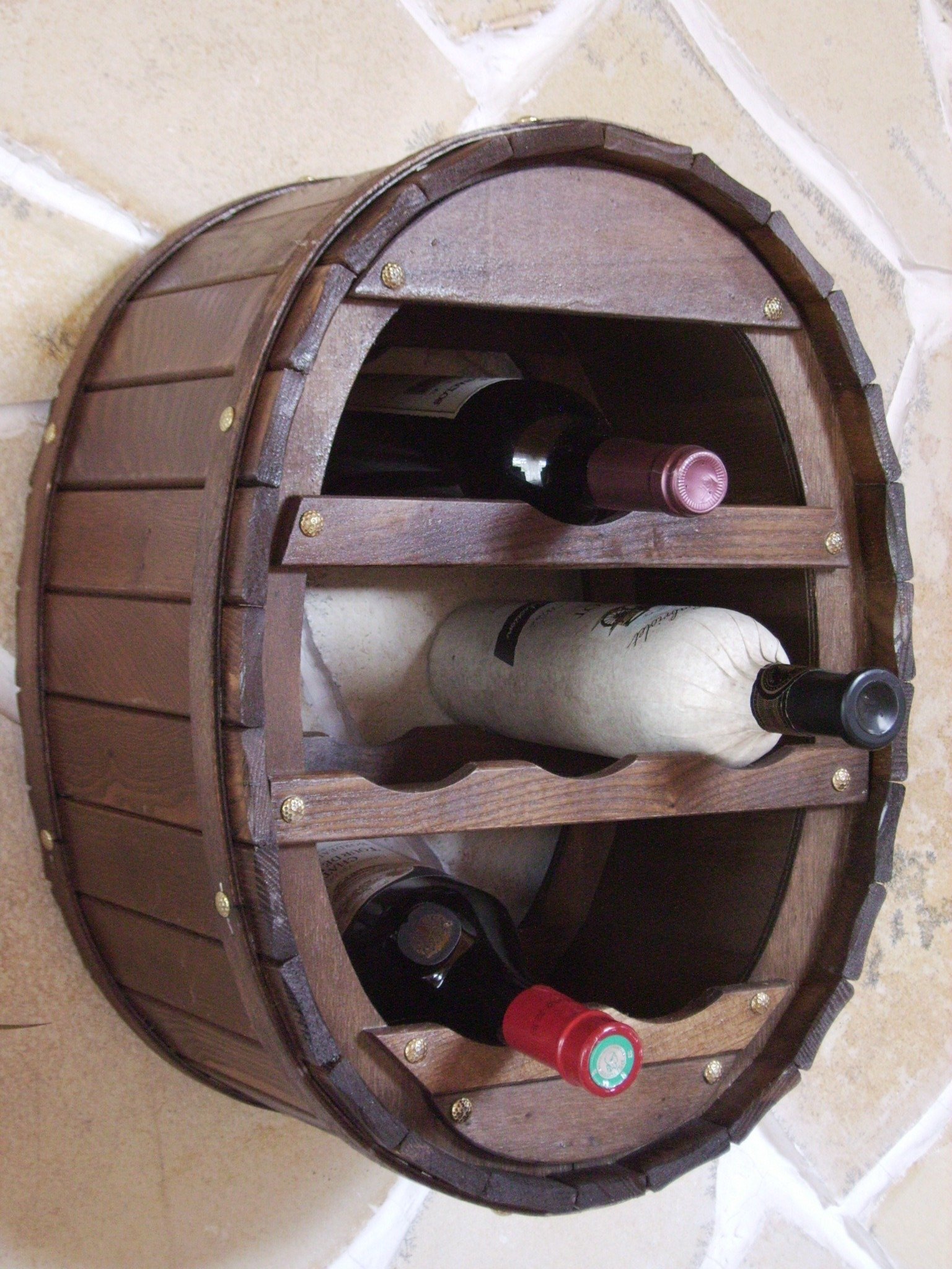 DanDiBo Etagère à Vin D3 En étal Porte-Bouteilles 3er Set Etagère Urale Etagère à Bouteilles