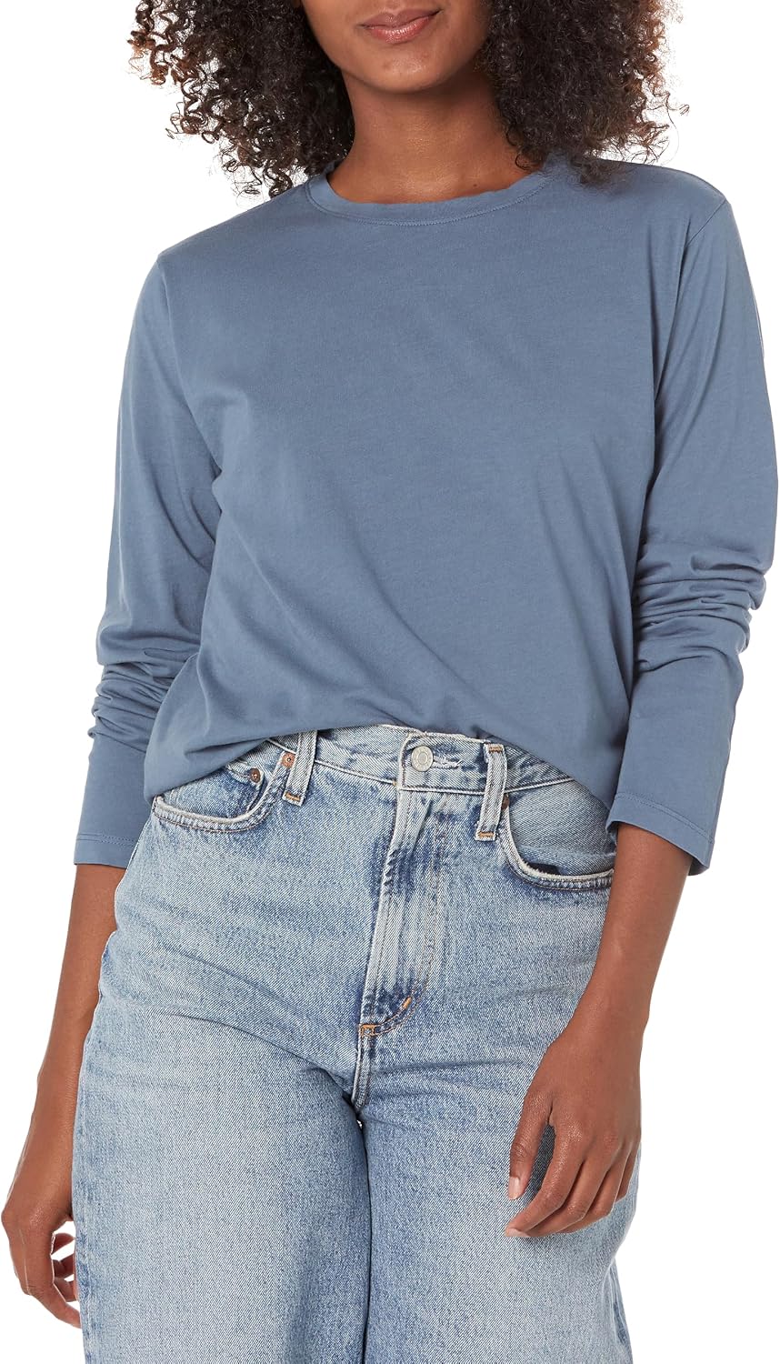 Velvet by Graham & Spencer Women's Vicente by Jenny Graham Organic Jersey Long Sleeve Tee