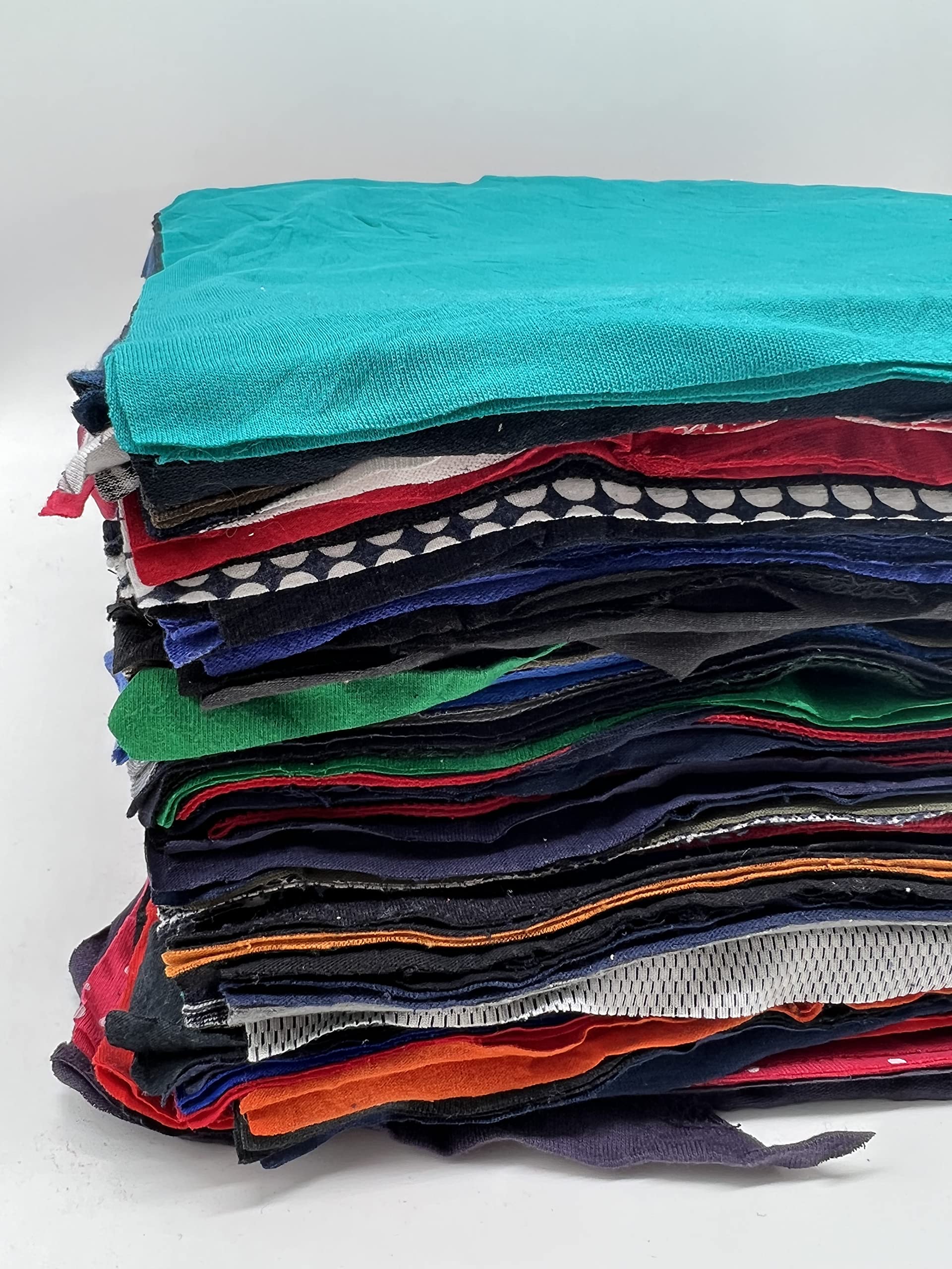 gestanzte Baumwollputzlappen im 10 kg Karton, 38 x 38cm (Trikot bunt)