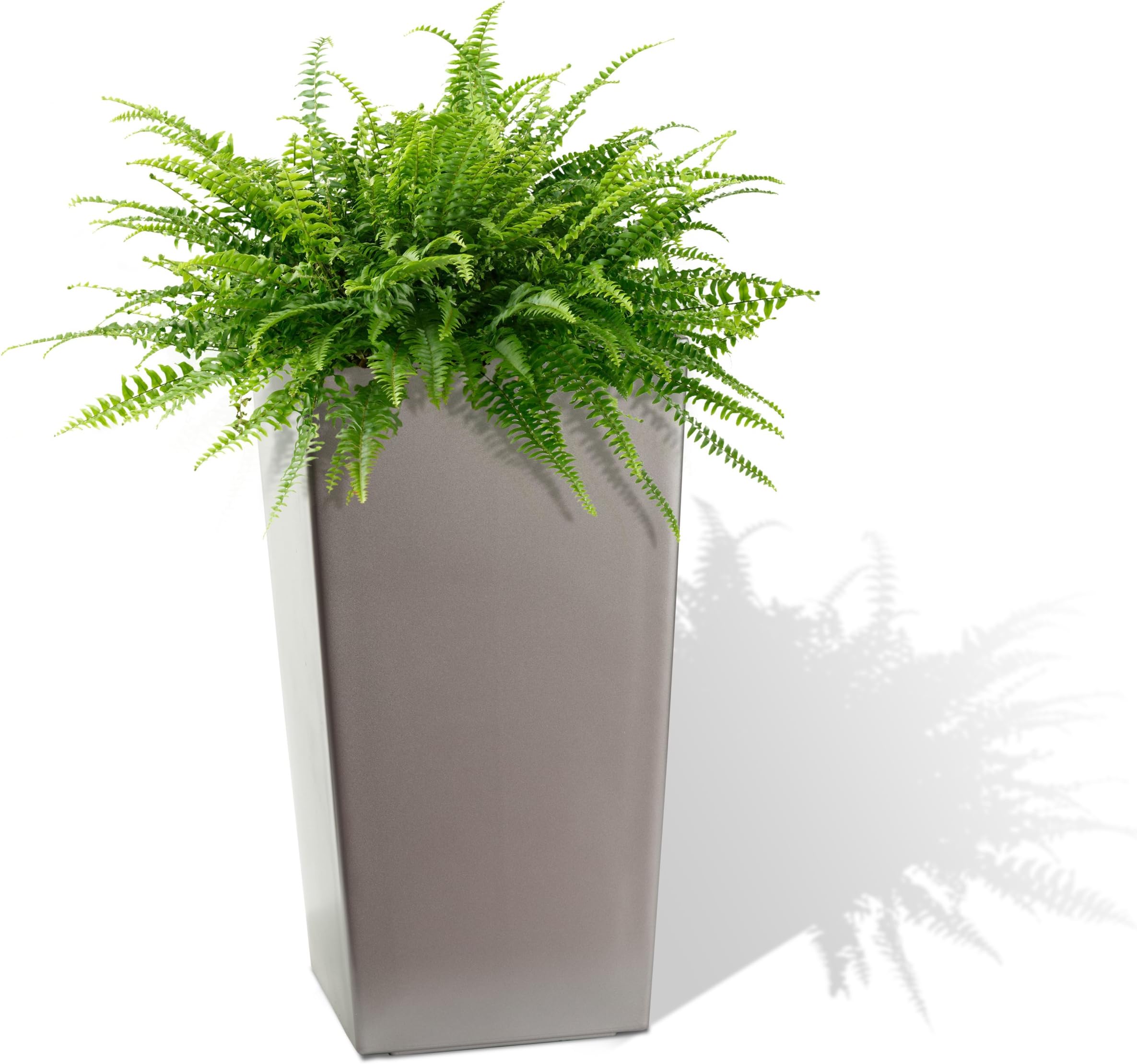 Algreen11205 Self Watering Square Modena Planter, 30-Inch, Matte Granite