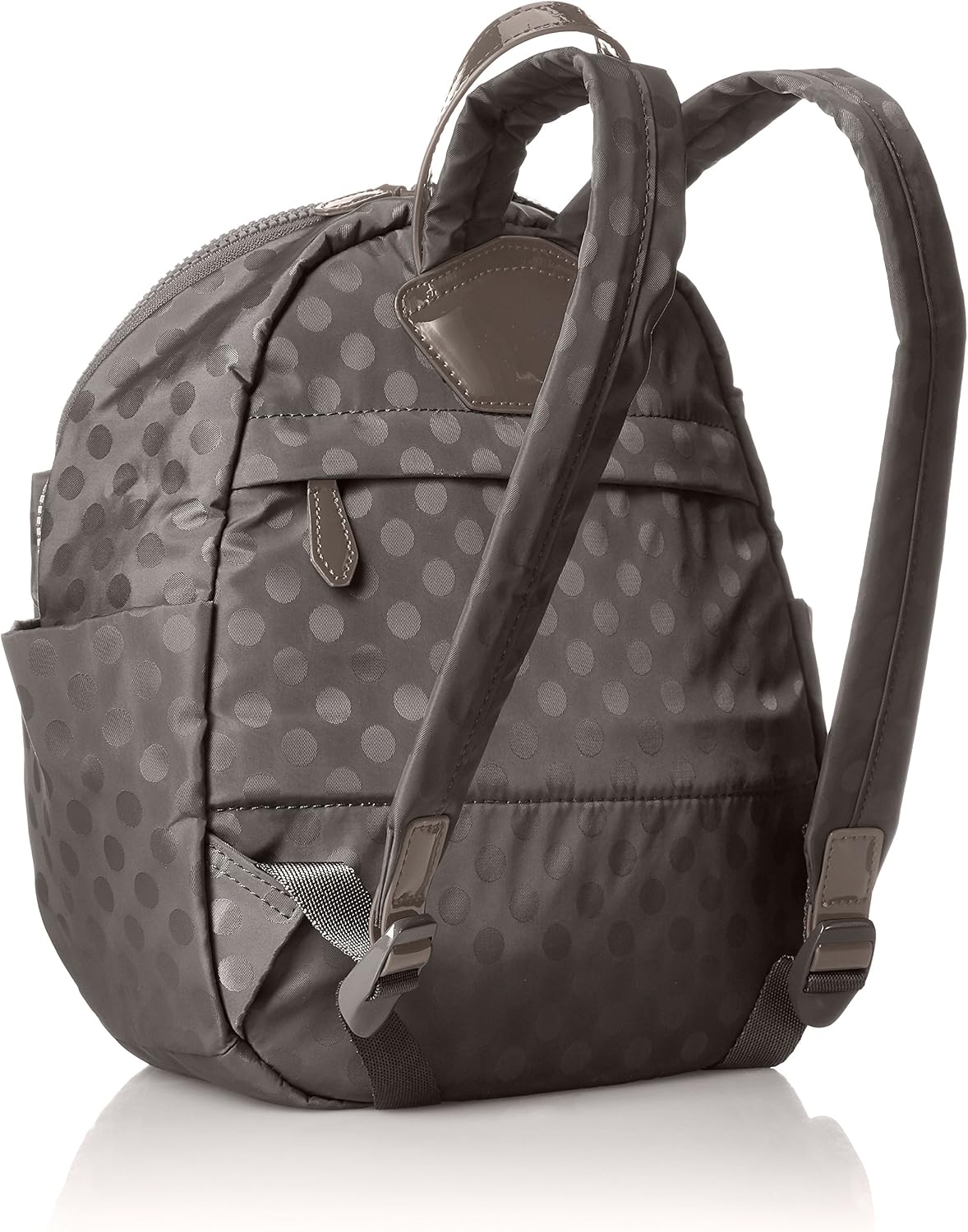 Y'saccs(イザック) Women Polka Dots リュックサック Sサイズ, Gray, One Size