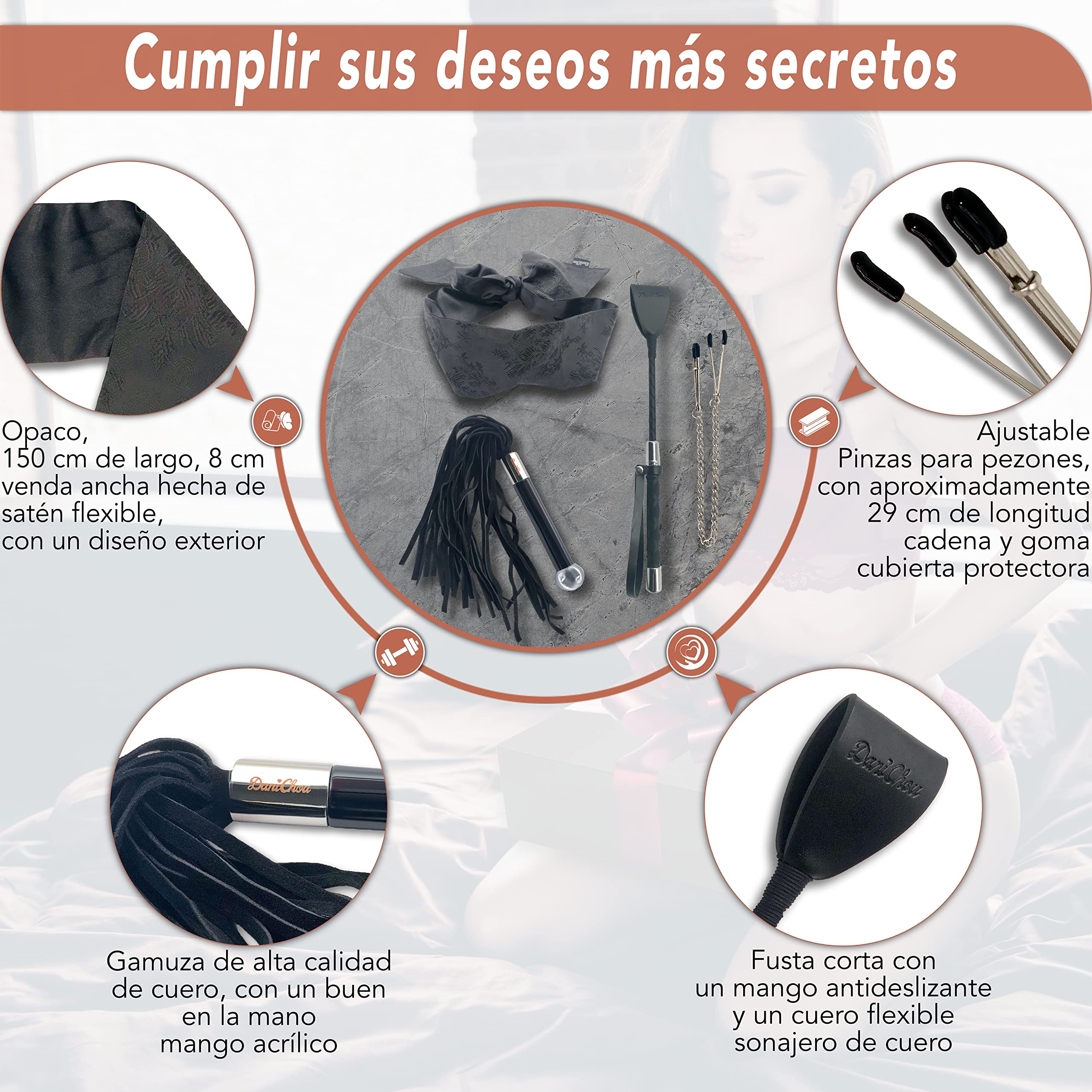 10-pcs SM juguetes sexuales tanto, los juguetes sexuales y la cuerda conjunto de servidumbre, con las restricciones y la servidumbre, pinzas para los pezones, el látigo BDSM