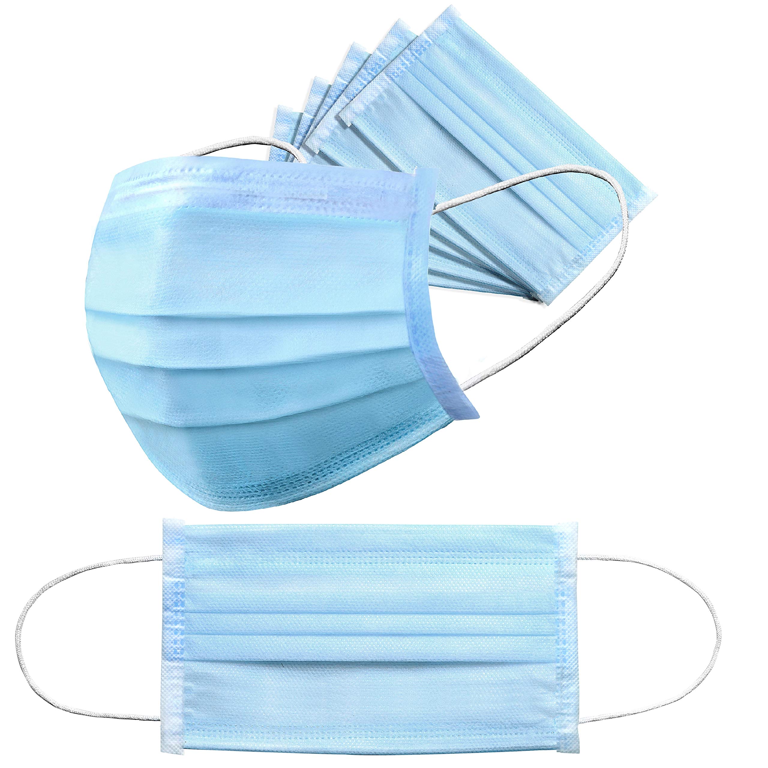 ARNV 3-Ply Disposable Surgical Mask with Advanced Melt-Blown Fabric Middle Layer (Blue, Without Valve, Pack of 25) for Unisex-image-29