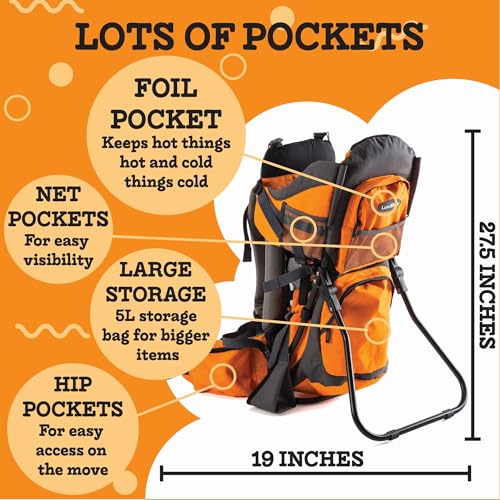 Image of Hiking Baby Carrier Backpack - Toddler & Child Carrier