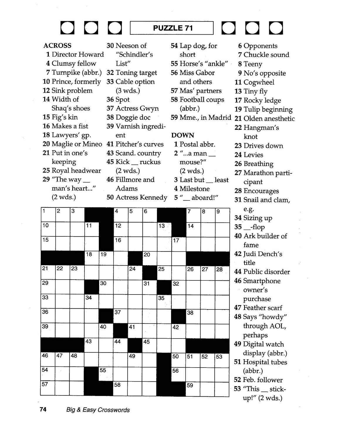 KAPPA Super Saver LARGE PRINT Crosswords Puzzle Pack-Set of 6 Full Size Books - Image 5