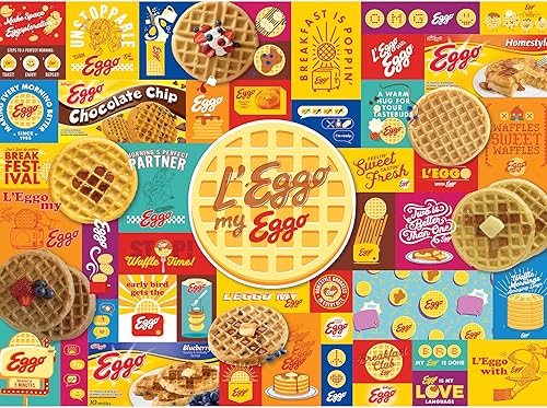 Rompecabezas de 1000 piezas de Kellogg's - Leggo My Eggo