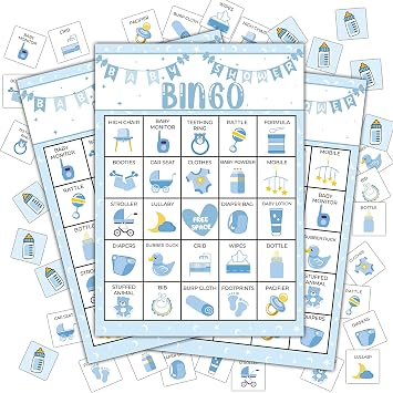 Baby Shower Bingo, Bingo Game for 24 Players A04