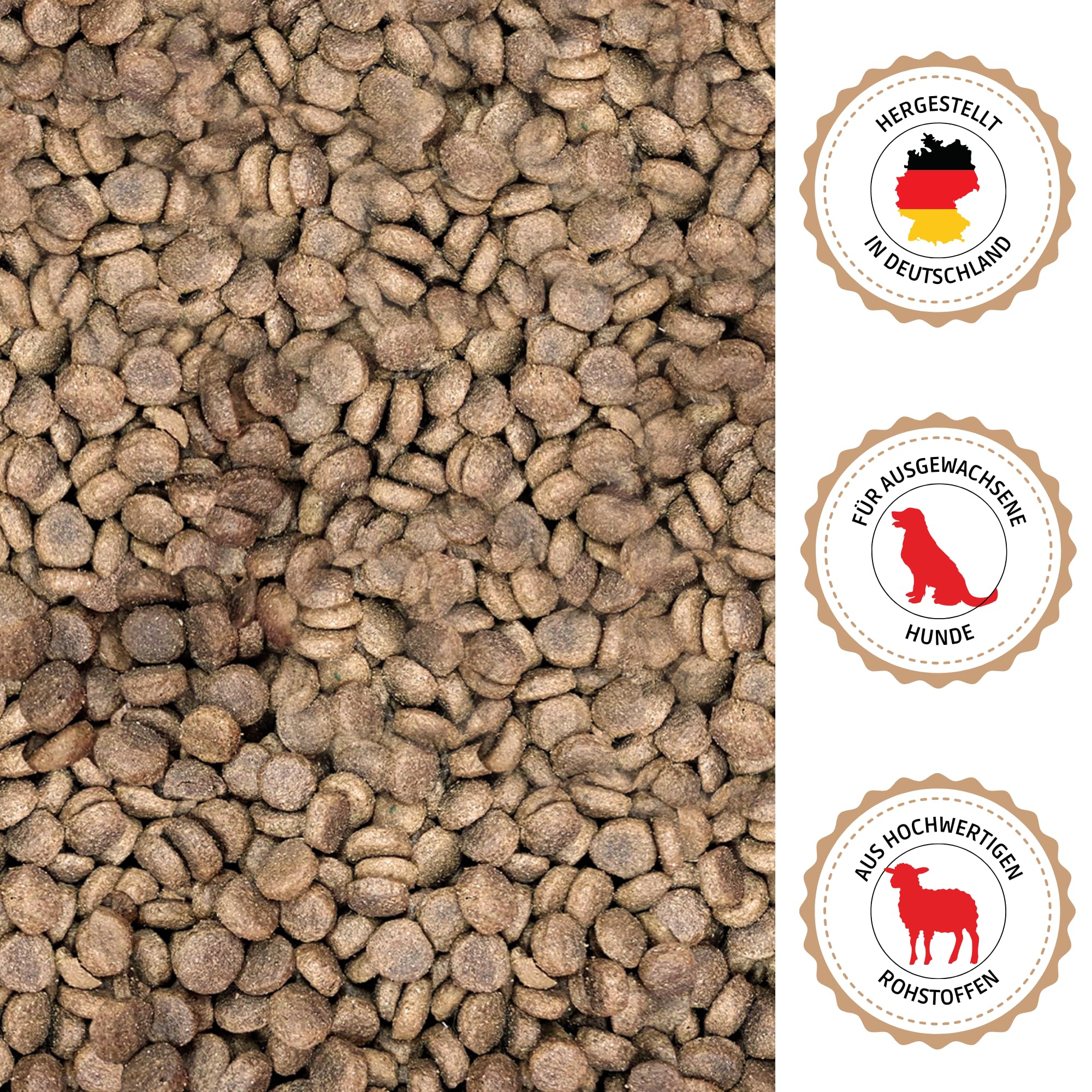 Supravit Hundefutter trocken Getreidefrei 15kg | Lamm und Kartoffeln | hohe Verträglichkeit | Gute Akzeptanz | Trockenfutter Hund ohne Getreide | ideal für Sensitive Hunde mit hohem Fleischanteil