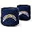 NFL Los Angeles Chargers Embroidered Wristbands, Navy, One Size