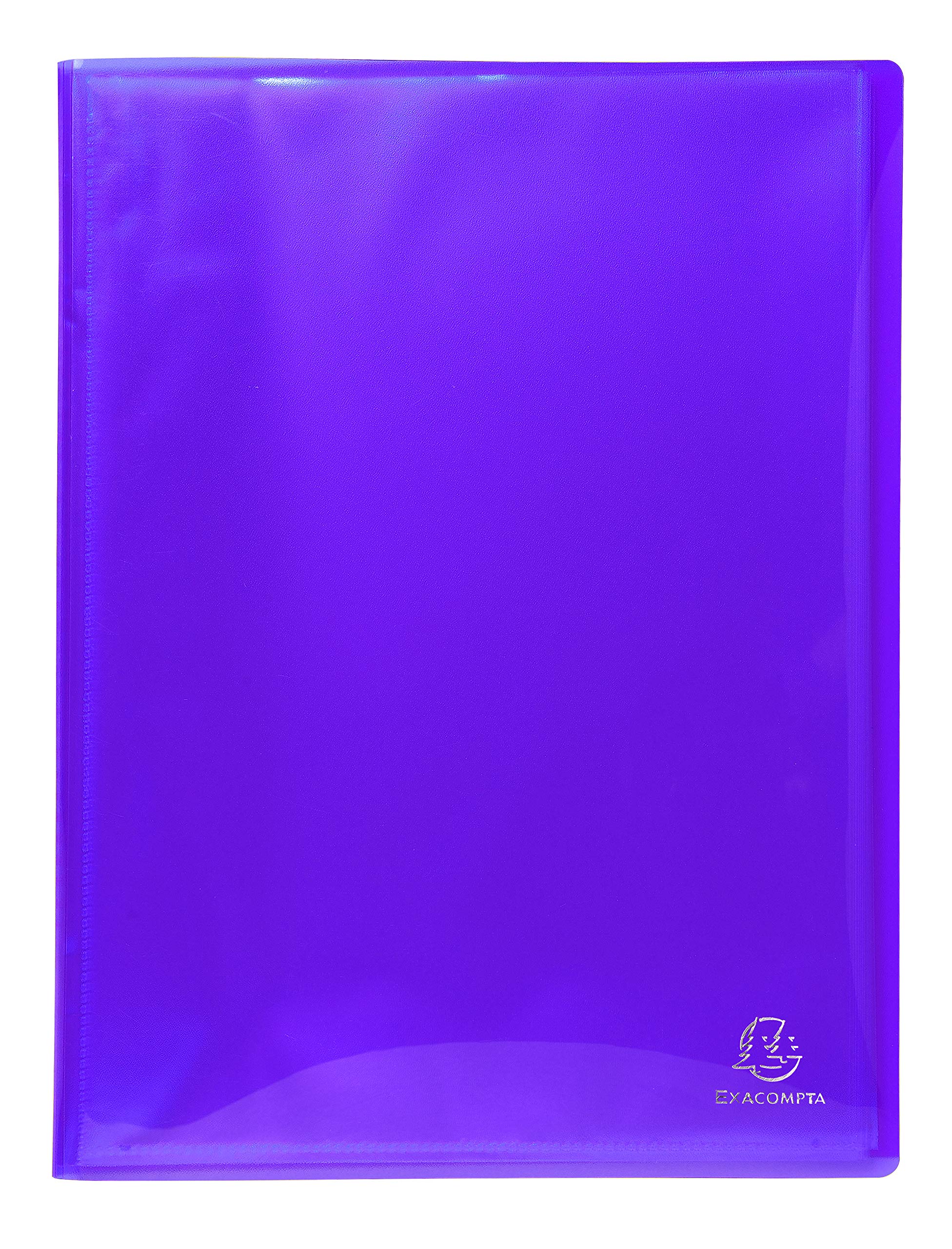 Exacompta 85970E - Confezione da 8 cartelle da 100 tasche, formato A4, multicolore