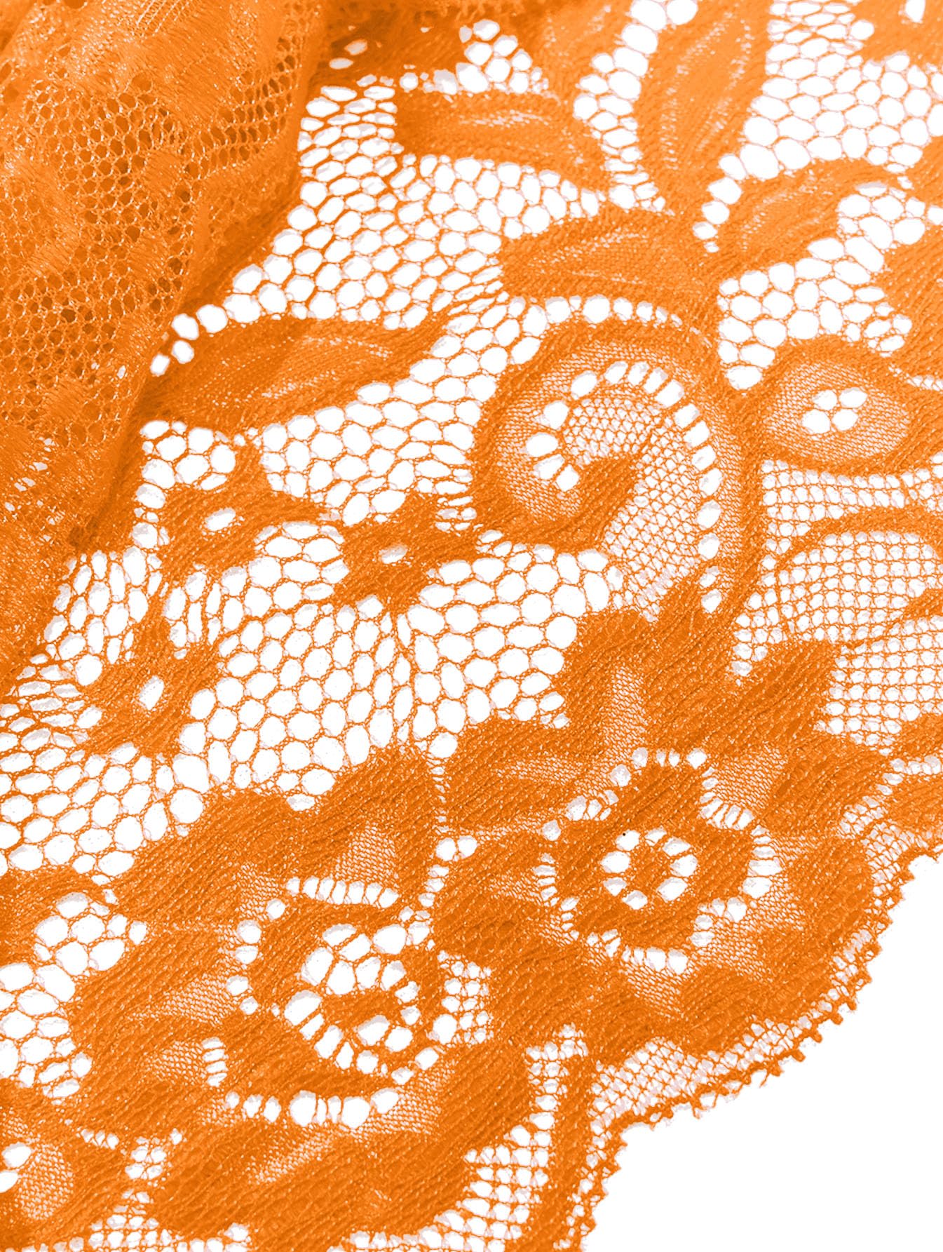 Lilosy Sexy Sheer Floral Lace Pajamas Lingerie Set High Waist Sleepwear Bra and Panty 2 Piece Nightwear