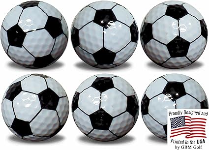 Golf balls that look like soccer balls Clearance