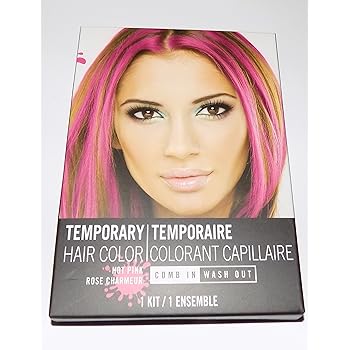 Amazon Com Temporary Hair Color Kit Hot Pink Beauty