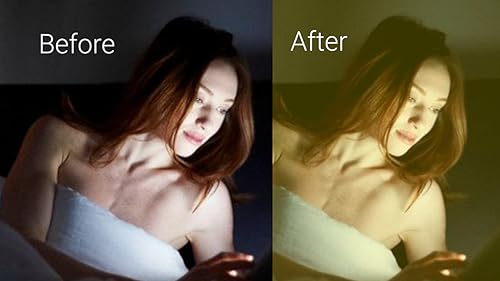 Blue light filter flux