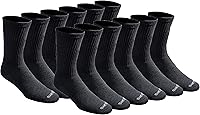 Vista 1 de Dri-Tech Essential Moisture Control Crew Socks Multipack