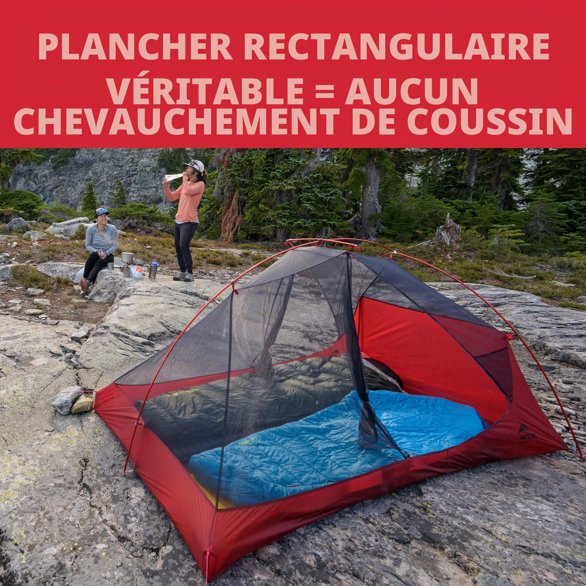 MSR FreeLite 2 V3 Tente de Sac à Dos Ultra légère pour 2 Personnes