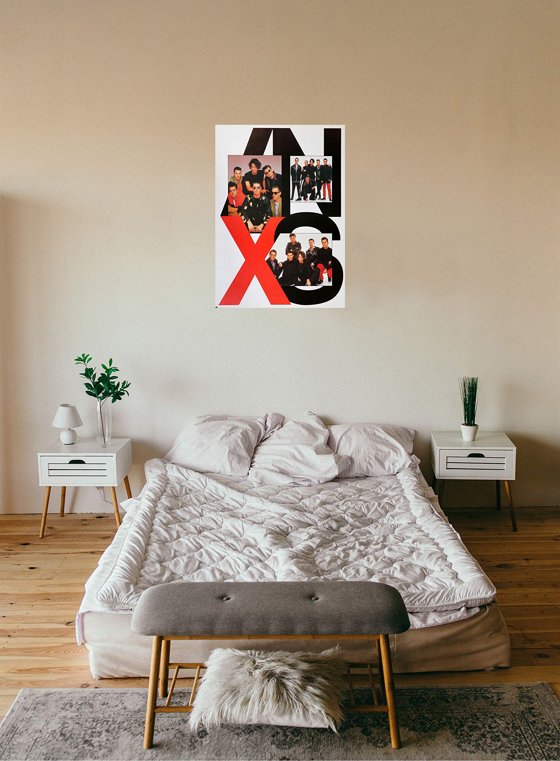 Premium Poster/Plakat | DIN A1 | Wanddeko | Live Konzert Veranstaltung » INXS - Live, 1990 «