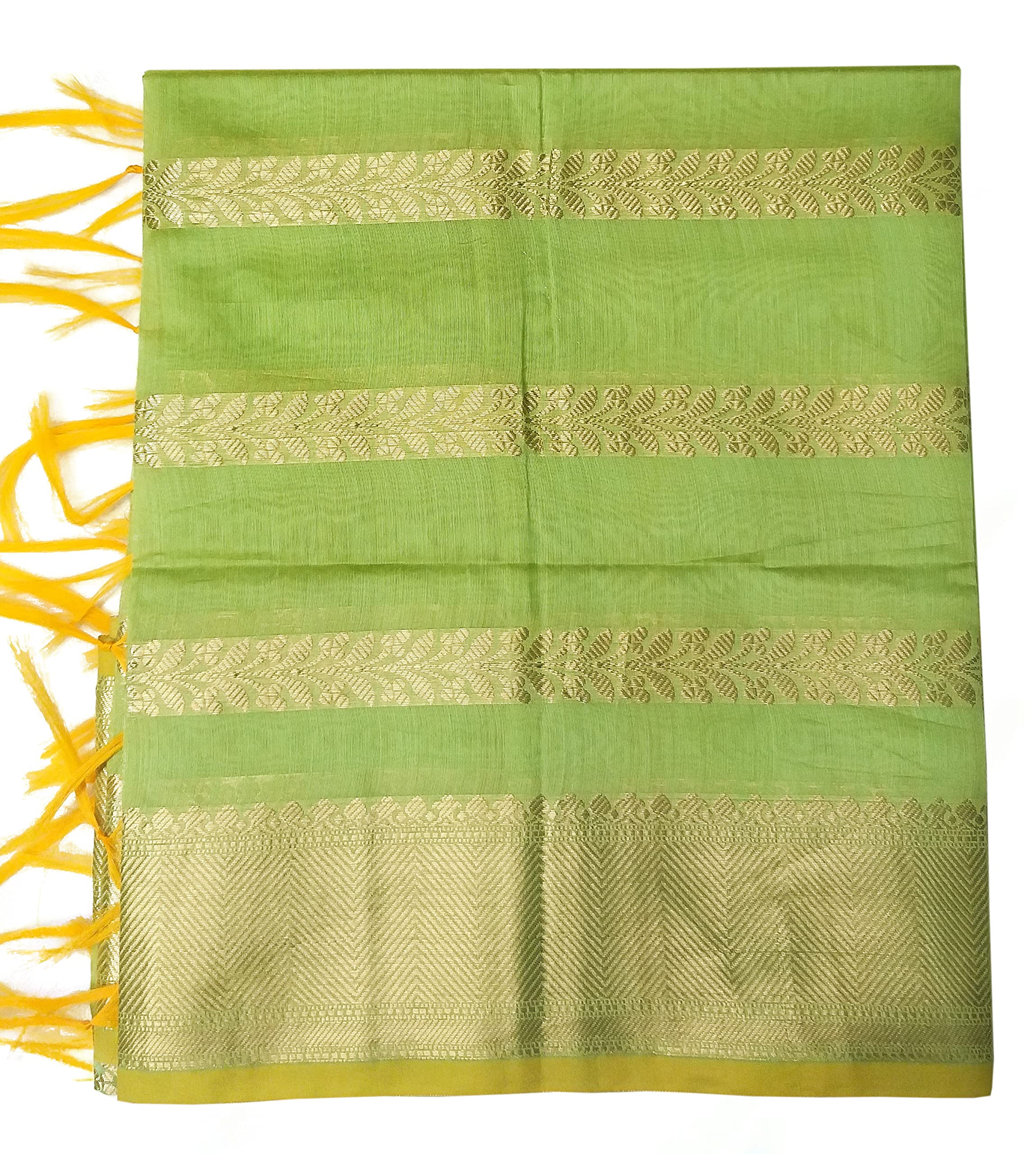 Cotton Silk Zari Woven Women Banarasi Dupatta-image-43