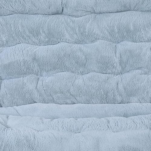 Miniatura 10 de Flash Furniture Eleanor - Silla doble platillo con marco de acero plegable, silla portátil de gran tamaño, para dormitorio o dormitorio, 56