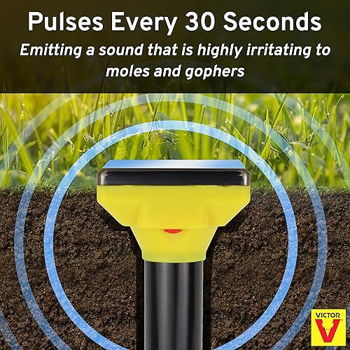 Miniatura 6 de Victor M9014 - Pico sónico con energía solar, 1 unidad (paquete de 2), color negro