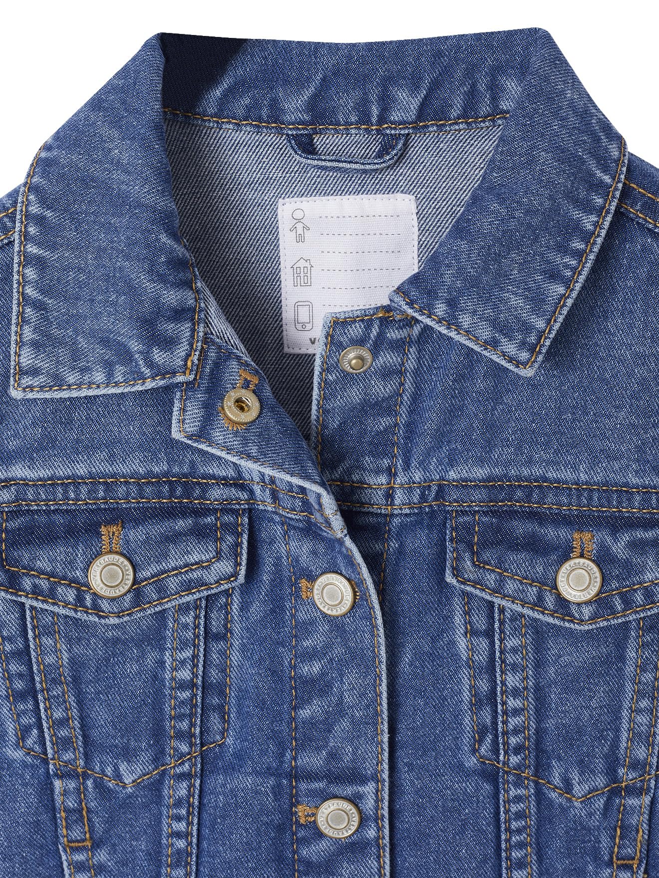 VERTBAUDET Veste jean fille