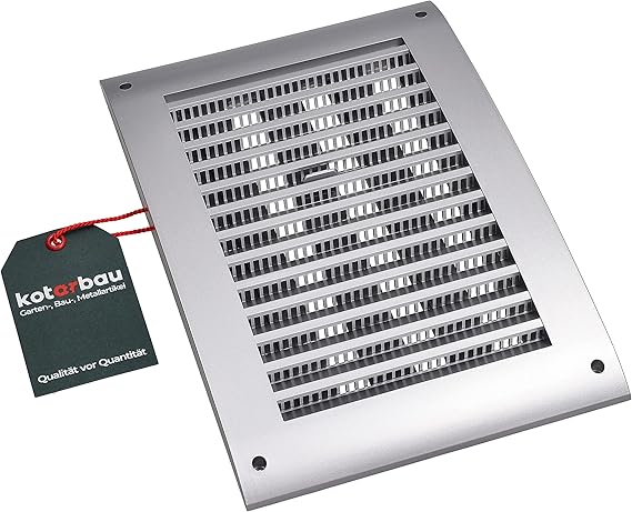 KOTARBAU® Lüftungsgitter 170 x 250 mm Verschließbar Abluftgitter