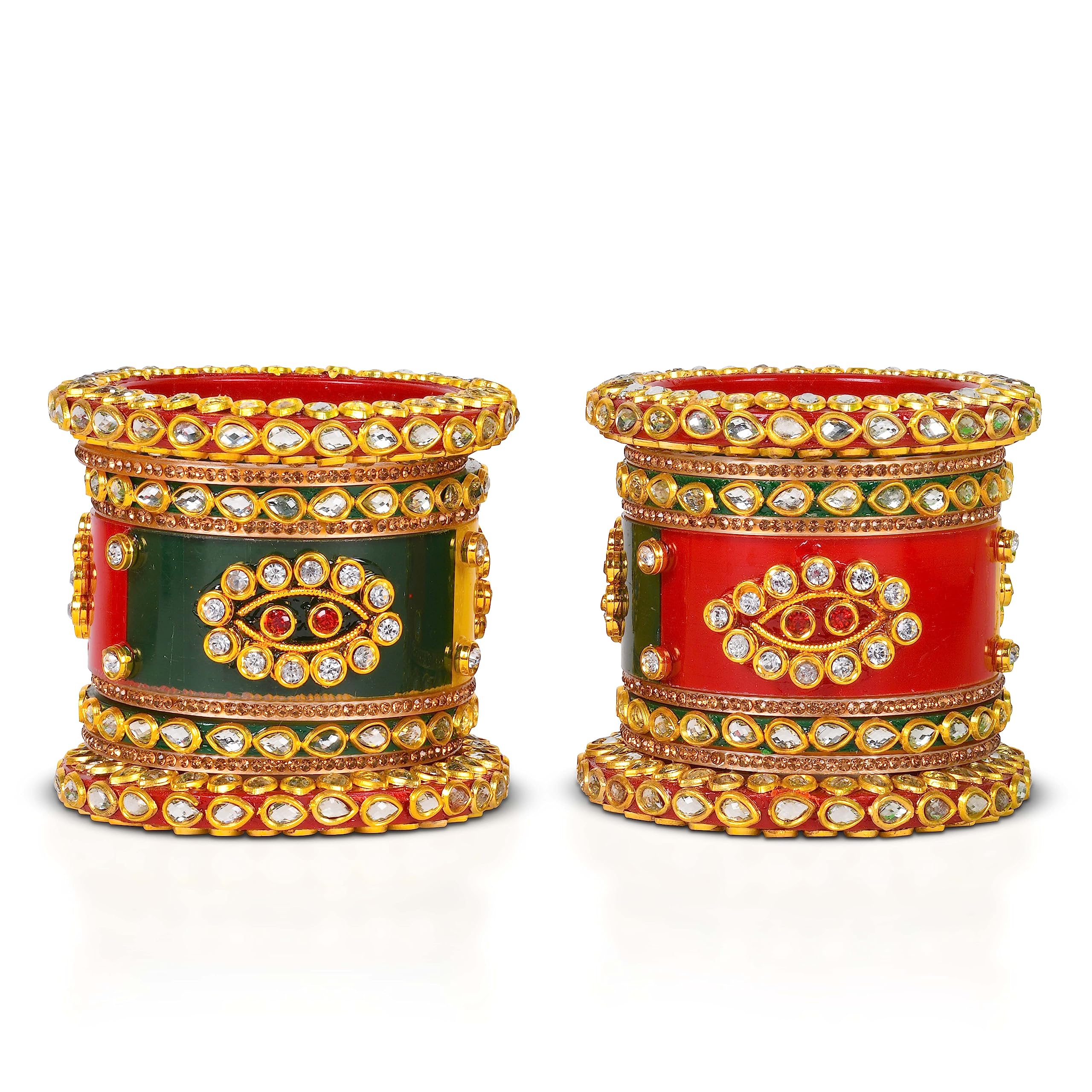 BRIDAL GARNISH Radiant Tricolor Bridal Chuda: A Vibrant Union of Red, Green, and Yellow for Every Girl, Woman, and Bride" (Tricolour 1, 2.8) (B0CC9ZV3QS) Amazon Price History, Amazon Price Tracker