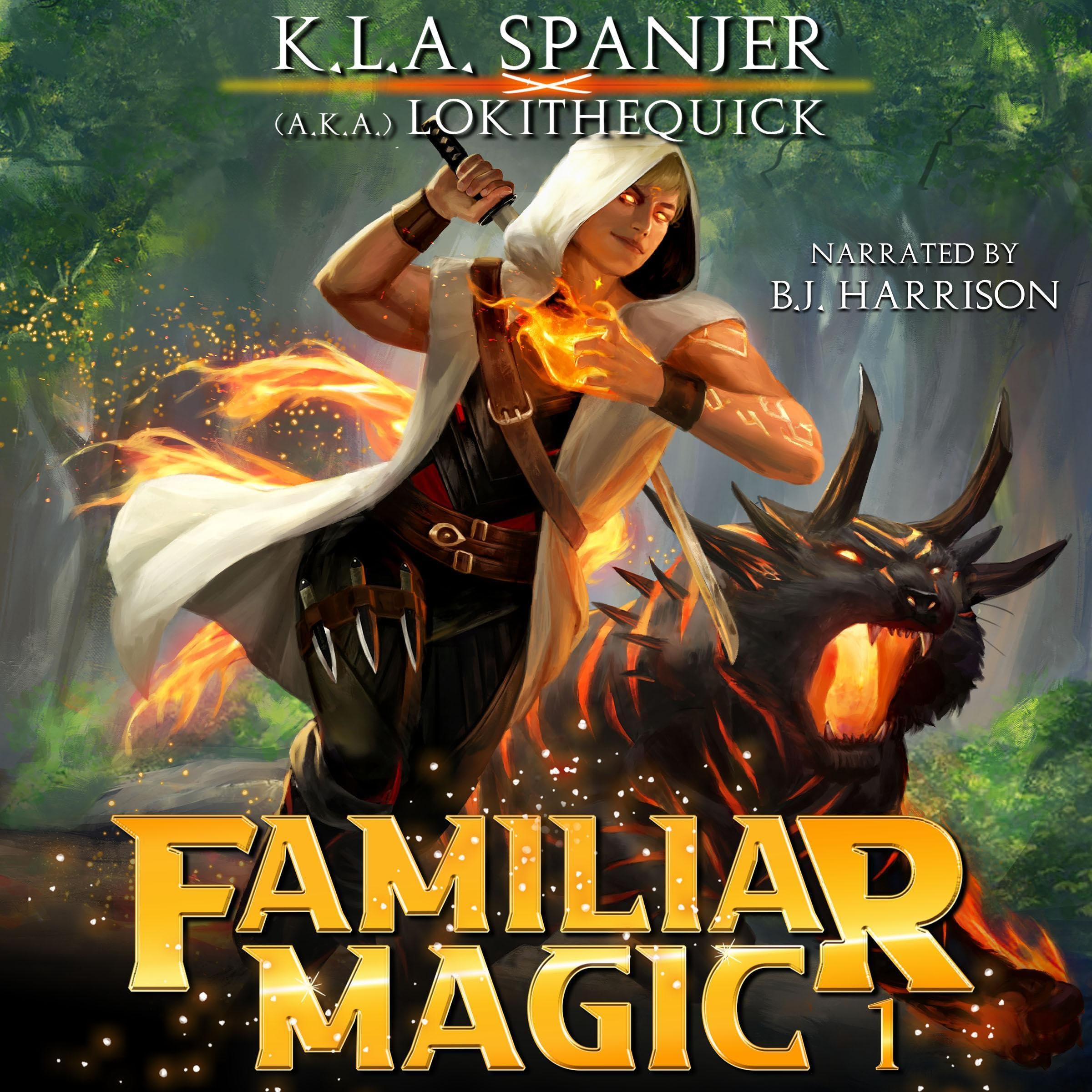 Cover art for Familiar Magic, Book One