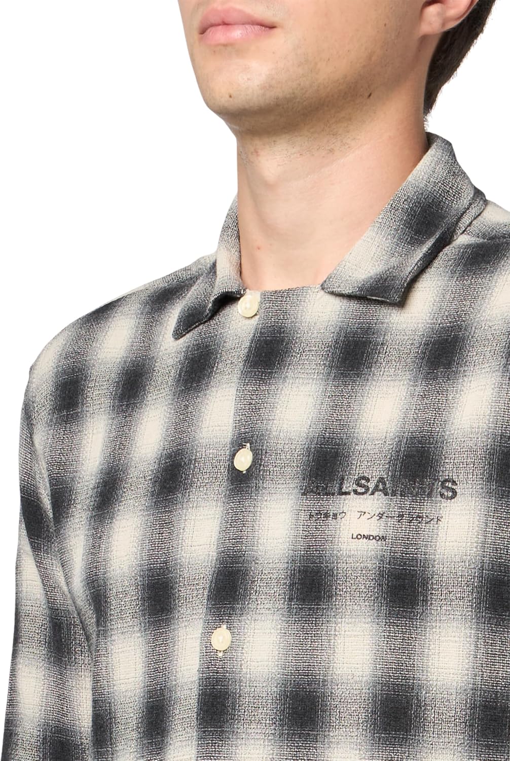 AllSaints Men's Undrgrnd Long Sleeve Ch Shirt - Image 3