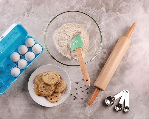 Miniatura 6 de BOVADO USA Tazón de vidrio de 4 cuartos de galón para almacenamiento, mezcla, servir (paquete de 2)  transparente, apto para lavavajillas,