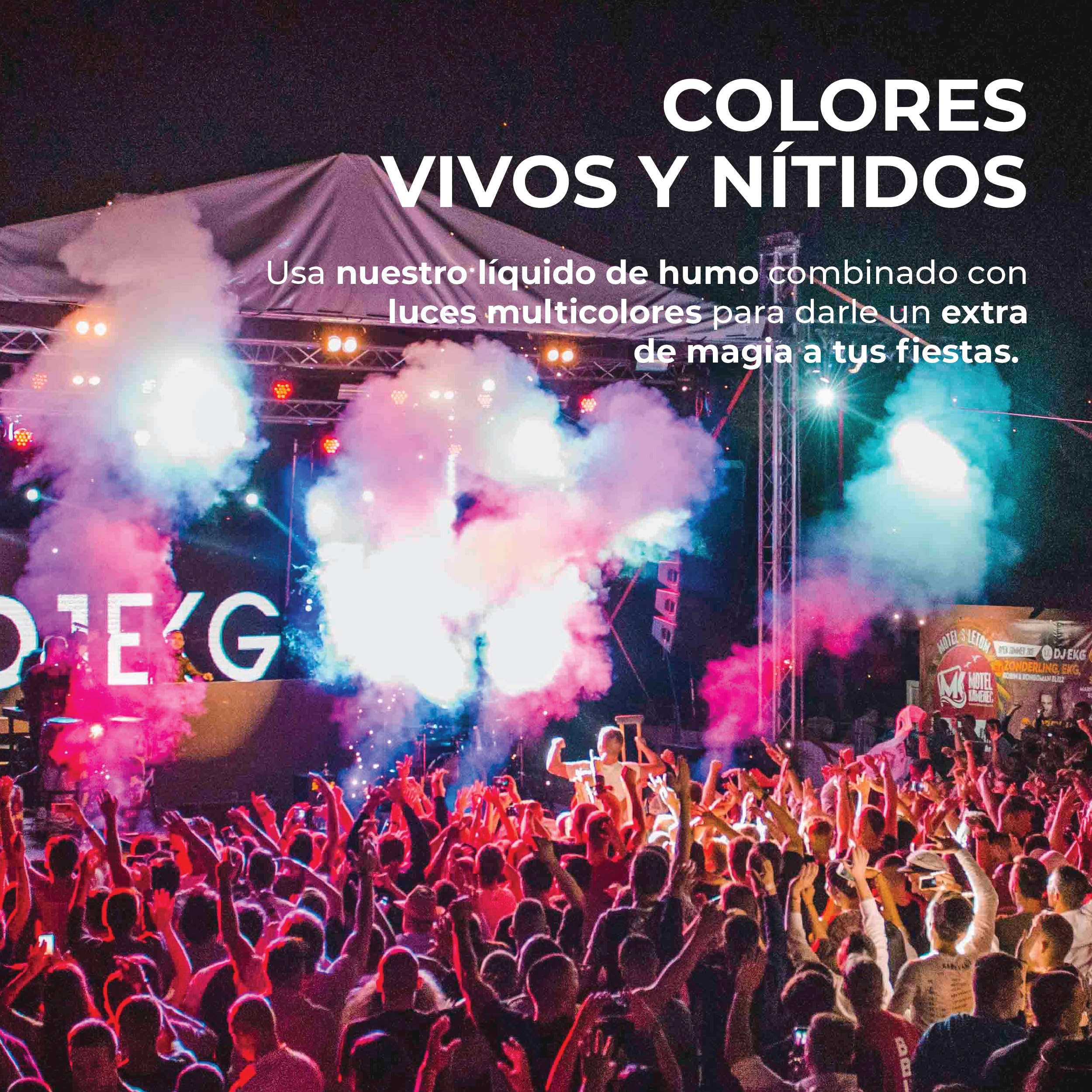 LUCCY Líquido Máquina de Humo Natural 5 Litros - Fórmula Mejorada - Alta Densidad y Larga Duración, Seguro para Respiración, Fiestas, Eventos, Discoteca