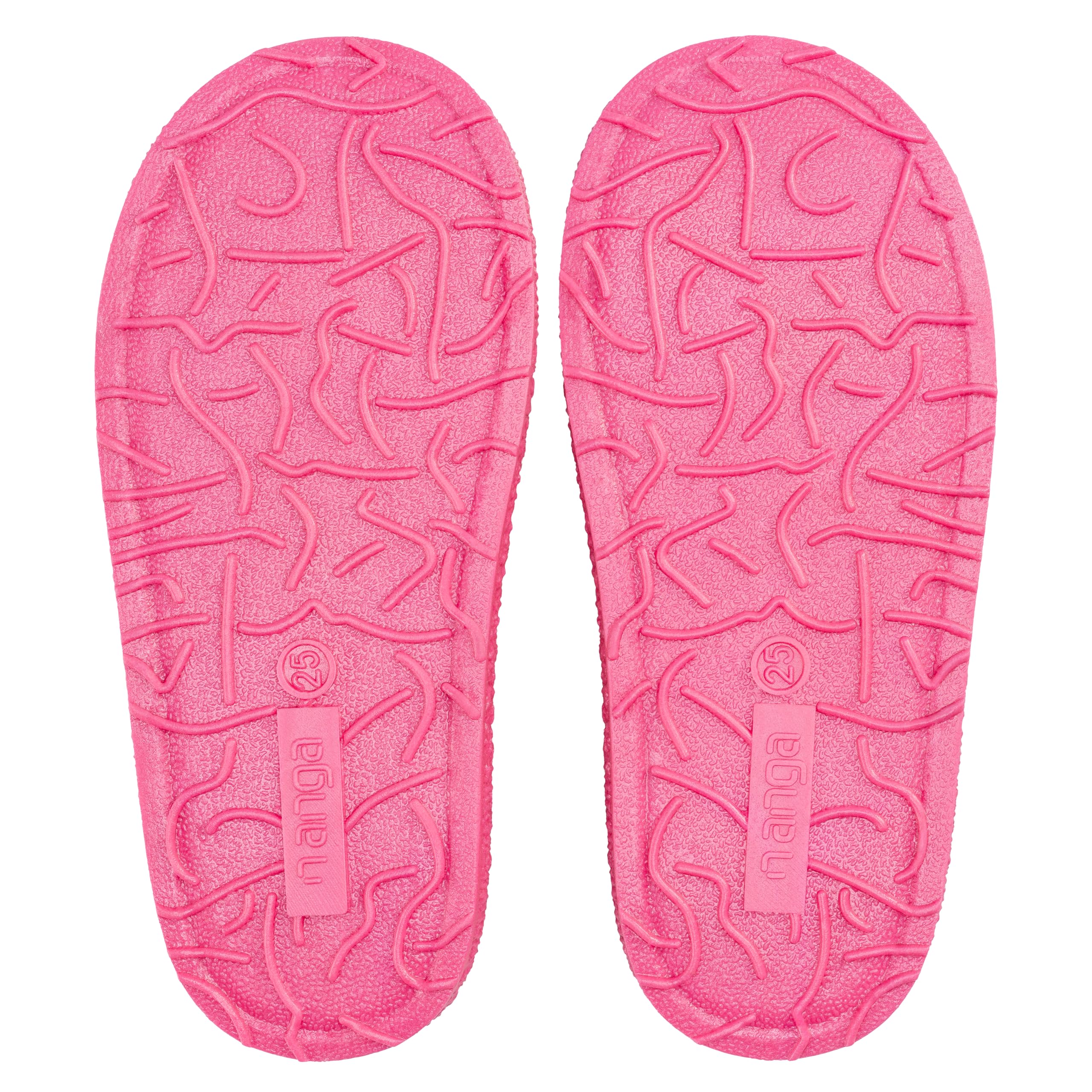 Nanga Pantofole unisex per bambini, in bardana arancione/rosa, 2.0, 29 EU