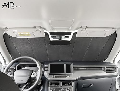 Miniatura 4 de AutoMate Pro Custom Fit Windshield Foldable Sunshade for 2023 Nissan Z Coupe, Compact Sun Shade Block UV Rays Visor Protector Folding Dual-Purpose