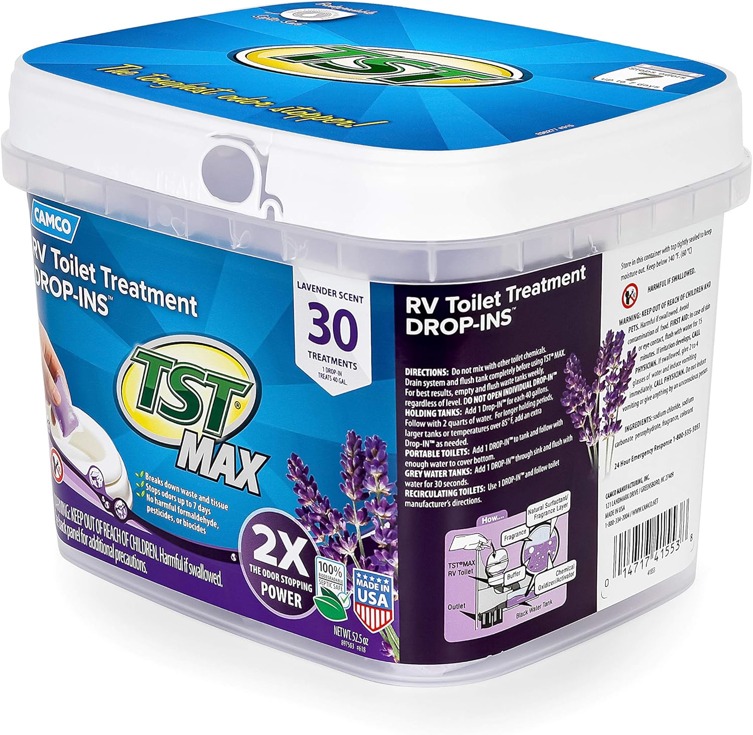 Camco 41604 TST Ultra-Concentrated, 30 Pack - Max Strength: Automotive