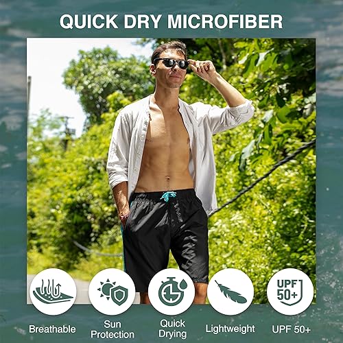 Vista 2 de Kanu Surf - Traje de baño Mirage para hombre (talla regular y grande)